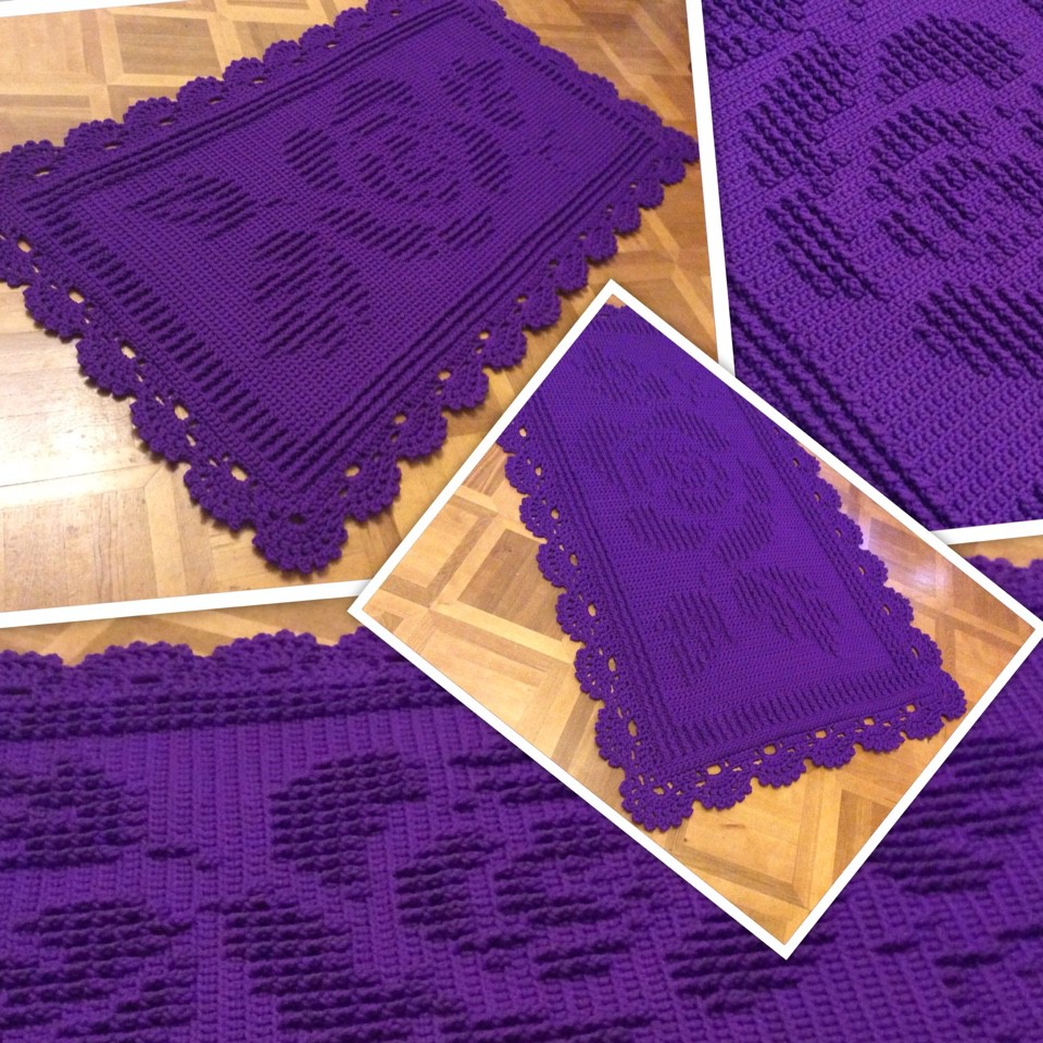Фиолетовый ковер от Арсентьевой Зинаиды