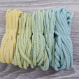 Шнур Градиент 3мм без сердечника св.желтый- мята - Шнуры для рукоделия