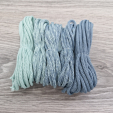 Шнур Градиент 3мм без сердечника мята-дымчатый - Шнуры для рукоделия