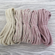 Шнур Градиент 3мм без сердечника крем- пыльная роза(II) - Шнуры для рукоделия