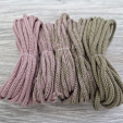 Шнур Градиент 3мм без сердечника пыльная роза(II) – кофе - Шнуры для рукоделия