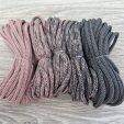 Шнур Градиент 3мм без сердечника пыльная роза(II) – асфальт - Шнуры для рукоделия