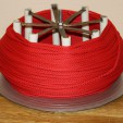 шнур полиэфирный 5мм красный - Шнуры для рукоделия