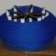 Шнур с сердечником 5мм полиэфирный синий - Шнуры для рукоделия