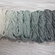 Градиент 3мм без сердечника: айвори-полынь-асфальт - Шнуры для рукоделия