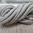 ШНУР 8ММ с сердечниками полиэфир Айвори+Серый - Шнуры для рукоделия