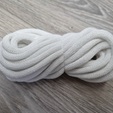 Шнур Хлопковый 7ММ с сердечником Белый - Шнуры для рукоделия