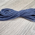 Шнур полиэфирный вязаный 3мм Джинс без сердечника - Шнуры для рукоделия