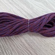 шнур хлопковый 4мм без сердечника фиолет+бордо - Шнуры для рукоделия