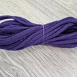 шнур хлопковый 4мм без сердечника фиолетовый - Шнуры для рукоделия
