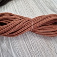 шнур хлопковый 4мм без сердечника каштан - Шнуры для рукоделия