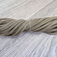 Шнур 3мм полиэфирный без сердечника кофе  - Шнуры для рукоделия