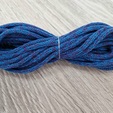 шнур хлопковый 4мм без сердечника лазурь+фиолет - Шнуры для рукоделия