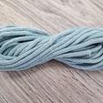 шнур хлопковый 4мм без сердечника ледяной - Шнуры для рукоделия