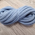 Шнур Хлопковый 7ММ с сердечником Ледяной - Шнуры для рукоделия