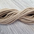 шнур хлопковый 4мм без сердечника миндаль - Шнуры для рукоделия