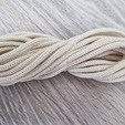 шнур хлопковый 4мм без сердечника молочный 100% хб - Шнуры для рукоделия