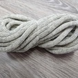 Шнур Хлопковый 7ММ с сердечником молоко+серый 2-1 - Шнуры для рукоделия