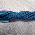 шнур меланж п/э 3мм без сердечника морская волна + джинс - Шнуры для рукоделия