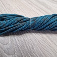 шнур меланж п/э 3мм без сердечника морская волна + графит - Шнуры для рукоделия
