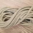 Шнур 5мм с сердечником МЕЛАНЖ Полынь+крем - Шнуры для рукоделия