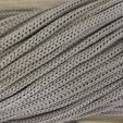 Шнур полиэфирный вязаный 3мм серый без сердечника - Шнуры для рукоделия