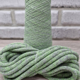 Шнур Хлопковый 7ММ с сердечником серый+салат 2-1 - Шнуры для рукоделия