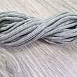 шнур хлопковый 4мм без сердечника серый - Шнуры для рукоделия