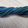 шнур меланж п/э 3мм без сердечника синий + изумруд - Шнуры для рукоделия