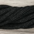 Шнур хлопковый 4мм темно-серый без сердечника - Шнуры для рукоделия