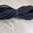 шнур хлопковый 4мм без сердечника темно-синий - Шнуры для рукоделия