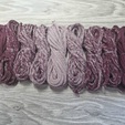 Градиент 3мм без сердечника: винный-пыльная роза-винный - Шнуры для рукоделия