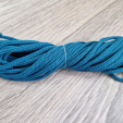 Шнур полиэфирный 3мм без сердечника морская волна - Шнуры для рукоделия