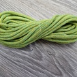 шнур хлопковый 4мм без сердечника желтый+салатовый - Шнуры для рукоделия