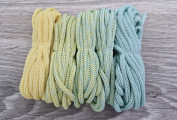 Шнур Градиент 3мм без сердечника св.желтый- мята - Шнуры для рукоделия