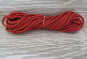 Шнур 3мм без сердечника красный - Шнуры для рукоделия