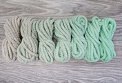 Шнур 5мм с сердечником ГРАДИЕНТ Айвори- Свежая Мята - Шнуры для рукоделия