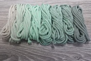 Градиент 3мм без сердечника: айвори-свежая мята-полынь (без чистой мяты) - Шнуры для рукоделия