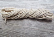шнур меланж п/э 3мм без сердечника айвори+беж пудра - Шнуры для рукоделия