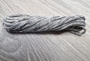 шнур меланж п/э 3мм без сердечника айвори+серый - Шнуры для рукоделия