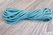 Шнур полиэфирный 3мм без сердечника Бирюза - Шнуры для рукоделия