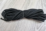Шнур полиэфирный 3мм без сердечника черный - Шнуры для рукоделия