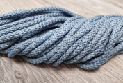 Шнур 5мм полиэфирный с сердечником для ковра Дымчатый - Шнуры для рукоделия