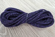 шнур хлопковый 4мм без сердечника фиолет+темно-синий - Шнуры для рукоделия