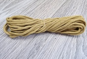 Шнур полиэфирный 3мм без сердечника горчица - Шнуры для рукоделия