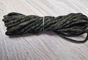 шнур меланж п/э 3мм без сердечника хаки + черный  - Шнуры для рукоделия