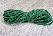 Шнур полиэфирный 3мм без сердечника изумрудный - Шнуры для рукоделия