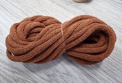Шнур Хлопковый 7ММ с сердечником Каштан - Шнуры для рукоделия