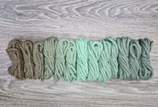 Шнур 5мм с сердечником ГРАДИЕНТ Кофе- Свежая Мята- Полынь - Шнуры для рукоделия