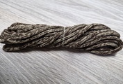 шнур меланж п/э 3мм без сердечника кофе+коричневый - Шнуры для рукоделия